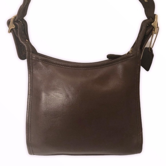 Coach vintage brown leather legacy zip bag 9997